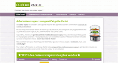 Desktop Screenshot of cuiseur-vapeur.com
